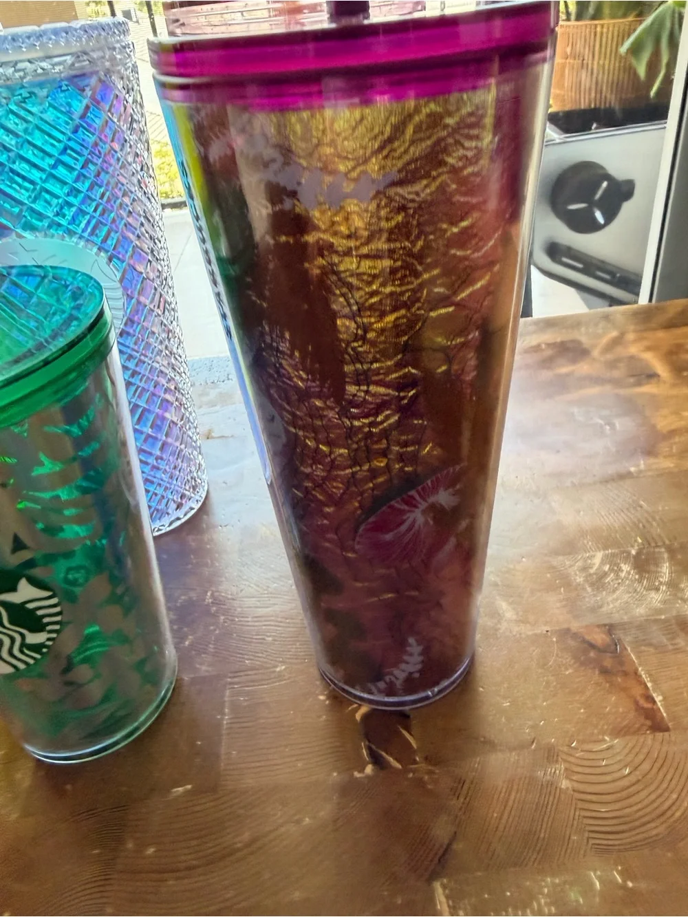 Starbucks Multicolor Reusable Studded & Textured Cups 24oz & 16oz